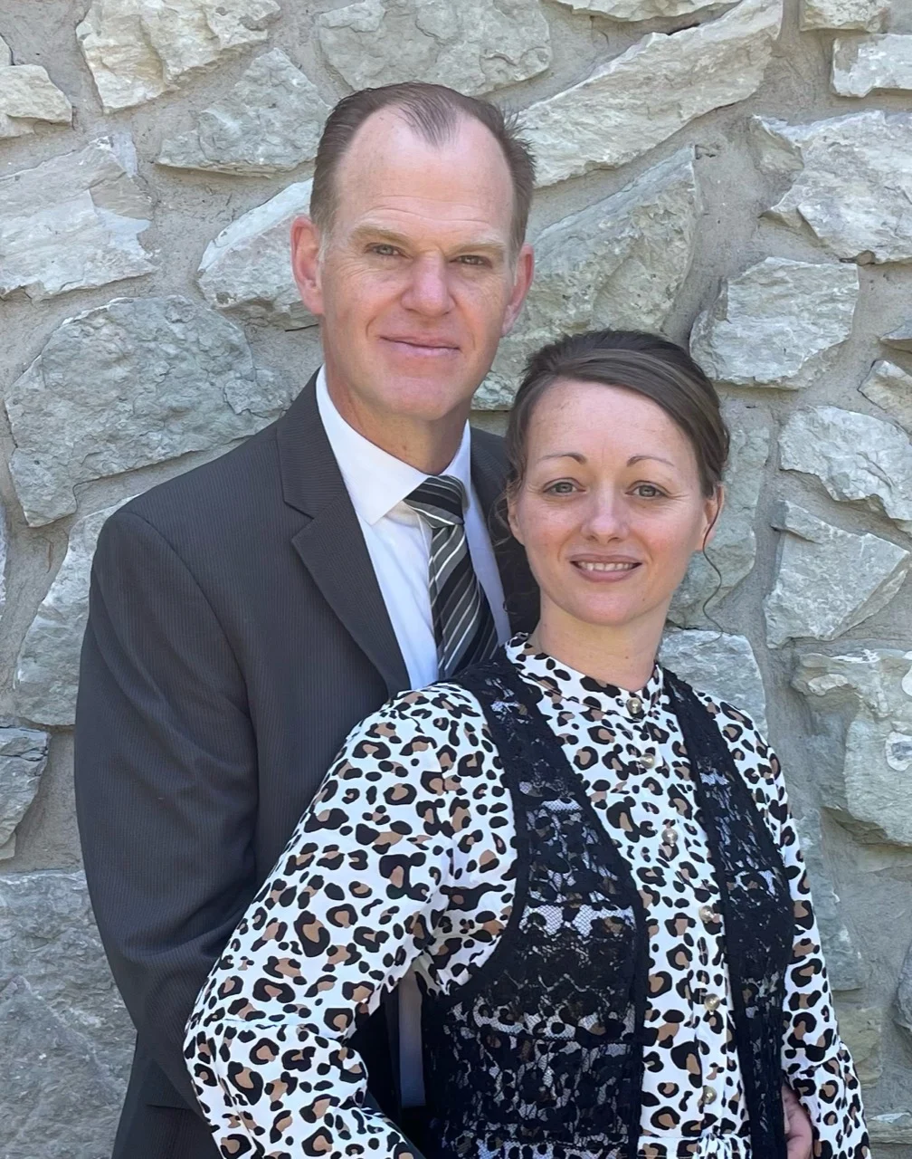 Pastor Jon Burdine and his wife, Dana